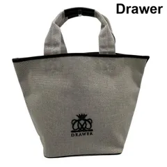 ドゥロワー Drawer トートバッグ 鞄 バッグ 2025年 ノベルティ キャンバス地 刺繍ロゴ グレー系 レディース 6V881のサムネイル