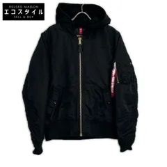 ALPHA INDUSTRIES　アルファインダストリーズ　TA0130-201 ブラック フライトジャケット　Lのサムネイル