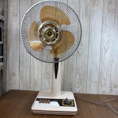美品 TOSHIBA 卓上扇風機 F-2440 レトロ 木目調 極上 - メルカリ