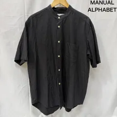 マニュアル アルファベット MA-S-732 BANDANA JQ LOOSE FIT BC SS SHT LOOSE FiIT 日本製 ジャガード素材 バンドカラー black 2 メンズ 2 ISItems【USED】【古着】【中古】50164014のサムネイル