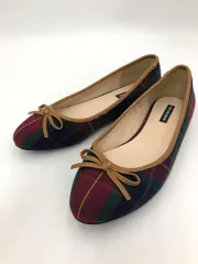 NATURAL BEAUTY BASIC ナチュラルビューティーベーシック フラット パンプス size24cm/チェック ■■ レディースのサムネイル