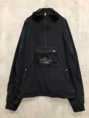 FILA フィラ X-girl ハーフジップ ジャケット size2/黒 ■■ レディースのサムネイル