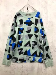 Vivienne Westwood ヴィヴィアンウエストウッド vw-lp-82721 総柄 長袖 ロングスリーブ シャツ カットソー size42/グリーン ■■◎レディースのサムネイル
