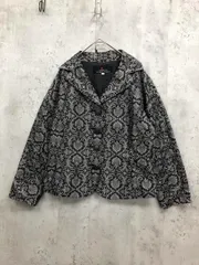 L'EQUIPE YOSHIE INABA レキップヨシエイナバ ダマスク柄 ジャケット size9/グレー系 ■◇ レディースのサムネイル
