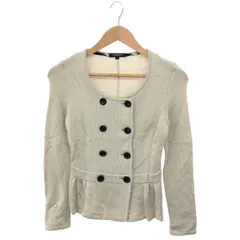 BURBERRY LONDON バーバリーロンドン ニットジャケット サイズ:1 ホースロゴ/ダブルボタン    グレージュ/ベージュ レディース / 241007004845のサムネイル