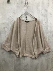 Reflect リフレクト 日本製 ラメニット ボレロ カーディガン size9/ゴールド ■◇ レディースのサムネイル