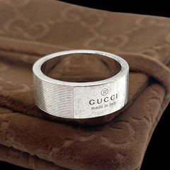 GUCCI グッチ シルバーリング 17号 - メルカリ