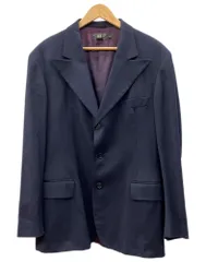 ダブルアールエル RRL 90s Wool Tailored Jacket ウール テーラード ジャケット ボタン ブレザー 三ツ星タグ RalphLauren 紺 ジャケット 無地 ネイビー Mサイズ 104MT-3517のサムネイル