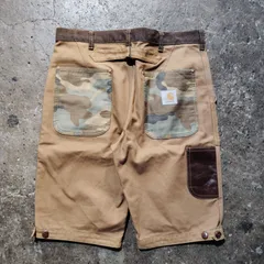 JUNYA WATANABE MAN 15ss × Carhartt ペインターショーツ  ハーフパンツ ブラウン S ジュンヤワタナベマン 2015ss AD2014 WO-P906のサムネイル