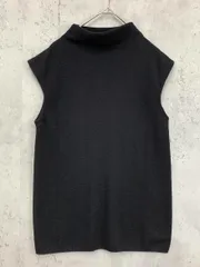 LOUNGEDRESS ラウンジドレス ボトルネック ノースリーブ ニット セーター sizeF/黒 ■◆ レディースのサムネイル