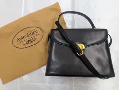 N【保管品】Aylesbury アリスバーリー ハンドバッグ ショルダーバッグ 2WAY ブラック レディース 保存袋付きのサムネイル