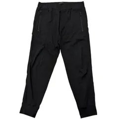 美品□PRADA プラダ 2022年製 UJP209 トライアングルロゴ Re-Nylon テクニカルコットン ジョガーパンツ ブラック S イタリア製 正規品のサムネイル