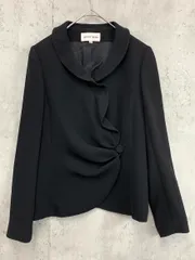 HANAE MORI ハナエモリ 日本製 ブラックフォーマル ジャケット size36/黒 ■■ レディースのサムネイル