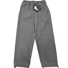 未使用品□PRADA プラダ 2023年製 SPH377 バージンウール コットン トライアングルパッチ シェフパンツ グレー L イタリア製 正規品のサムネイル