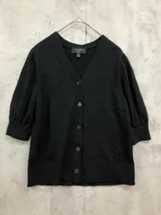 BANANA REPUBLIC バナナリパブリック 5分袖 カーディガン sizeS/黒 ■■ レディースのサムネイル