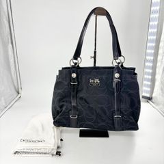 COACH コーチ ミア シグネチャー キャリーオール トートバッグ