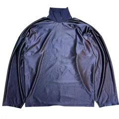 微傷 サイズ【XS】バレンシアガ BALENCIAGA 2020 ／Tricot Satin Mock Neck Jersey ／トリコットサテンモックネックジャージ ／KT52 641660 TJV20　 8065000237124のサムネイル
