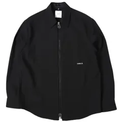 OAMC オーエーエムシー 23AW イタリア製 Ian Shirt トロピカルウール ジップアップシャツ ジャケット 23A28OAU58 LANOA028 L BLACK トップス g27612のサムネイル