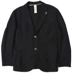 BOB ボブ イタリア製 ハニカムメッシュジャケット 07433128-1005 48 BLACK 2B テーラード アウター g27592のサムネイル