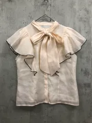 31 Sons de mode トランテアンソンドゥモード シアーフリル2WAY ブラウス シャツ size36/ライトピンク ■◆ レディースのサムネイル
