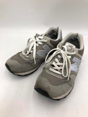 【訳アリ品】New Balance ニューバランス ML574EVG ローカット スニーカー size27.5cm/グレー ■■ メンズ