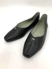 ORiental TRaffic オリエンタルトラフィック 51112 ゴールドパーツVカットバブーシュ フラット パンプス size39/ブラック ■■ レディースのサムネイル