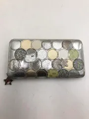 TSUMORI CHISATO ツモリチサト ラウンドファスナー マルチドット 長 財布 シルバー ■■◎レディースのサムネイル