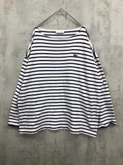 LACOSTE ラコステ ボーダー Tシャツ sizeM/紺×白 ■■ レディースのサムネイル