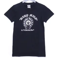 CHROME HEARTS × A BATHING APE レディース オールド ベイビーマイロ ホースシュー Tシャツ XSサイズ ブラックのサムネイル