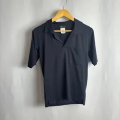 90s agnès b. homme フランス製 スキッパーポロシャツ 1 ブラック アニエスベーオムのサムネイル