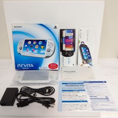 PlayStationVita クリスタルホワイト PCH1100 美品　ソニー ソニー PSvita pch1100 クリスタルホワイト 極美品 セット ゲーム