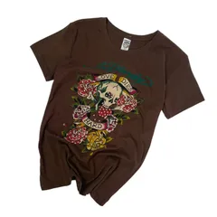 y2k ギャル 平成 ラインストーン Ed hardy Tシャツのサムネイル