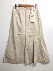 展示品■TRUSSARDI トラサルディ アシンメトリー ステッチワーク スカート size40/ベージュ ■◇ レディースのサムネイル