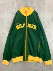 TOMMY HILFIGER トミーヒルフィガー ジップアップ ジャケット sizeL/G/緑×黄色 ■■ メンズのサムネイル