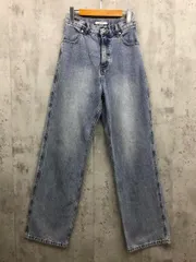 Discoat ディスコート ベストセラー 高身長 USコットンデニムストレート デニムパンツ sizeTM/ブルー ■■ レディースのサムネイル