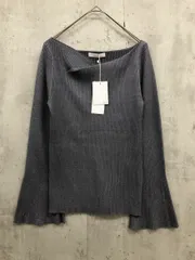 新品 PROPORTION プロポーション ボディドレッシング ハンドウォッシャブル ニュアンスネックラメリブ ニット セーター sizeS/グレー ■◇ レディースのサムネイル