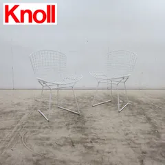 Knoll ノル ノール 420 Side chair サイドチェア ワイヤーチェア ハリー・ベルトイア ダイニングチェア ヴィンテージ 2脚セットのサムネイル