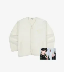 KLIVE0012_TXT TOMORROW X TOGETHER(TXT) Fleece Jacket フリース ジャケット アイボリーのサムネイル