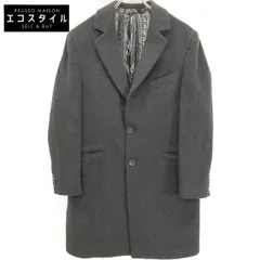 ETRO　エトロ　グレー カシミヤ100 裏地ペイズリー柄 ロングコート　50のサムネイル