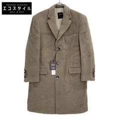 HUGOBOSS　ヒューゴボス　ベージュ ウール×アルパカ チェスターコート　52のサムネイル