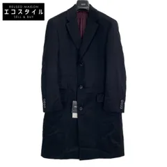 HUGOBOSS　ヒューゴボス　ブラック カシミヤ100 チェスターコート　表記なしのサムネイル