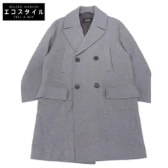 HUGOBOSS　ヒューゴボス　美品 チェスターコート ウール アウター メンズ グレー 52　52のサムネイル