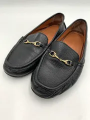 COACH コーチ FG4581 ゴールド金具 メイビス レザー ローファー シューズ sizeUS6.5/ブラック ■■ レディースのサムネイル