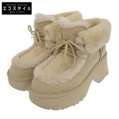 UGG　アグ　エスミー レース アップ ESMEE LACE UP スエード ブーツ レディース ベージュ 25cm 1171532　8(US)のサムネイル
