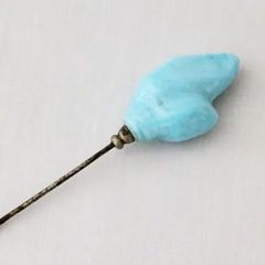 ヨーロッパ ビンテージ ペンダントトップ スズラン ハート 仏 アール