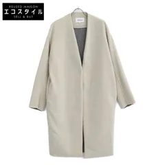ENFOLD　エンフォルド　300BA630-1670 ウール リバー ノーカラー　38のサムネイル