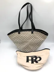 ROPE ロペ ポーチ付き 撥水加工 ボンディング加工 モノグラム トート バッグ ブラック ■■ レディースのサムネイル