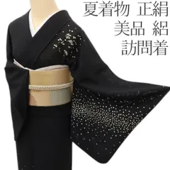 百華❀Y5367◆美品 夏着物 絽 正絹 訪問着のサムネイル