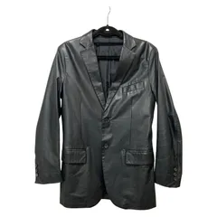 JIL SANDER ジルサンダー レザー テーラード ジャケット 46サイズ ブラックのサムネイル