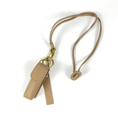 タグ・保存袋付　CONTE　UNITED　ARROWS　コンテ　ユナイテッドアローズ　リップケース＆メガネホルダー　ネックレス　モカブラウンのサムネイル
